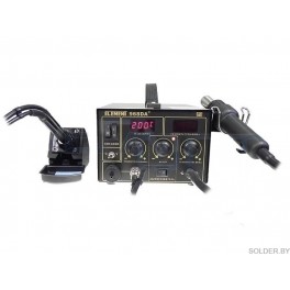 Паяльная станция ELEMENT 968DA+ (фен+паяльник с дымоуловителем)