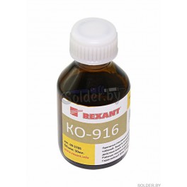 Лак электроизоляционный KO-916 30мл REXANT арт. 09-3785 Лак электроизоляционный KO-916 30мл REXANT арт. 09-3785