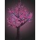 Светодиодное дерево "Азалия", высота 2.3 метра, розовые светодиоды, IP 54