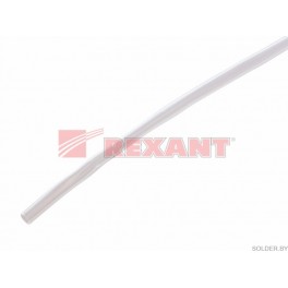 Термоусадка прозрачная Н-1, 5.0 / 2.5 мм 1м REXANT арт. 20-5009