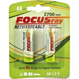 Аккумулятор FOCUSray 2700 mAH AA 2/24/288 Аккумулятор FOCUSray 2700 mAH AA 2/24/288