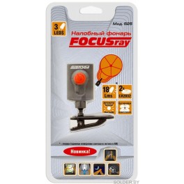Фонарь-клипса налобный FOCUSray 525 1/12/72 Фонарь-клипса налобный FOCUSray 525 1/12/72