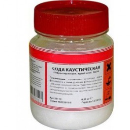 Сода каустическая 0,25кг \"NaOH\" (натрий гидроксид)