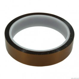 Термоскотч 0.28мм 10мм 33м max t 800°C Каптон