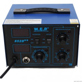 Станция паяльная W.E.P 852D++