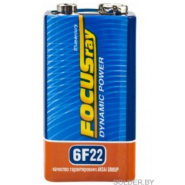 Батарейка FOCUSray 6F22 1/12/600