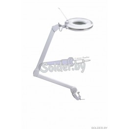 Лупа на струбцине круглая 3X с подстветкой и сенсорным регулятором 60 LED, белая REXANT арт. 31-0531 Лупа на струбцине круглая 3X с подстветкой и сенсорным регулятором 60 LED, белая REXANT арт. 31-0531