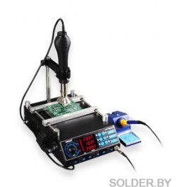 Станция паяльная ELEMENT 853AAA (3в1)
