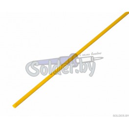 2.5 / 1.25 мм 1м термоусадка жёлтая REXANT арт. 20-2502