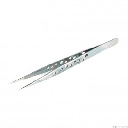 Пинцет прямой, узкий 140мм Airy (блистер) REXANT арт. 12-0380