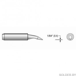 Жало паяльника HAKKO 900M-T-IS конус черный d 4.5мм
