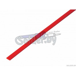 4.0 / 2.0 мм 1м термоусадка красная REXANT арт. 20-4004