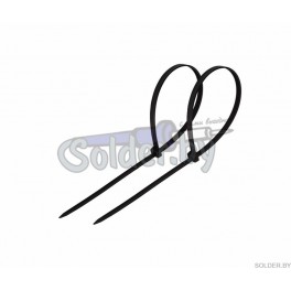 Хомут nylon 2.5 х 120 мм 100 шт черный REXANT арт. 07-0121