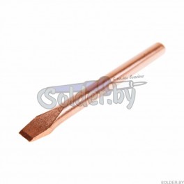 Жало медное d5.8 для паяльников 65Вт (тип: клин) REXANT арт. 12-9943