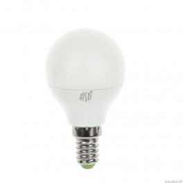 Лампа светодиодная LED-ШАР-standard 5.0Вт 160-260В Е14 4000К ASD