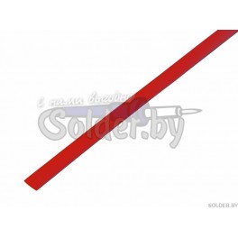 5.0 / 2.5 мм 1м термоусадка красная REXANT арт. 20-5004