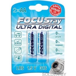 Батарейка FOCUSray LR6 2/24/288 ULTRA DIGITAL Батарейка FOCUSray LR6 2/24/288 ULTRA DIGITAL