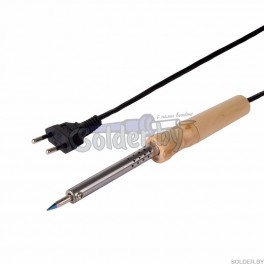 Паяльник ПД 220В 65Вт деревянная ручка (блистер) PROCONNECT арт. 12-0176-4