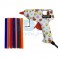 Пистолет клеевой 15 Вт малый + набор цветных стержней (12 шт.) (блистер) REXANT арт. 12-0112