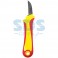 Нож монтажника нержавеющая сталь прямое лезвие Rexant арт. 12-4936