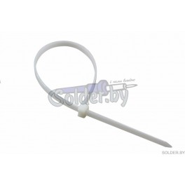 Хомут nylon 3.0 х 200 мм 100 шт  белый  REXANT арт. 07-0200-4