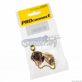 Выключатель для настенного светильника c деревянным наконечником, gold PROCONNECT арт. 32-0106-9 Выключатель для настенного светильника c деревянным наконечником, gold PROCONNECT арт. 32-0106-9