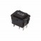 Выключатель клавишный 250V 15А (6с) (ON)-OFF-(ON) черный с нейтралью Б-Фикс (RWB-508 арт. 36-2375