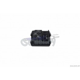 Выключатель клавишный 250V 10А (4с) ON-OFF красный с подсв и штек C14 3PIN (RWG-112) арт. 36-2270