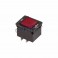 Выключатель-автомат клавишный 250V 10А (4с) RESET-OFF красный с подсветкой (IRS-2-R15) арт. 36-2620