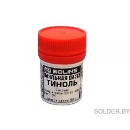 Паяльная паста Тиноль, 50г