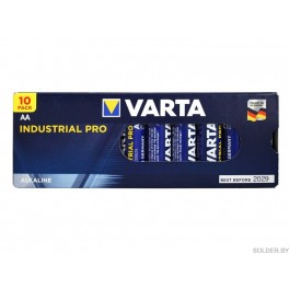 Батарея щелочная VARTA Industrial LR06/AA, упаковка 10шт., В431 Артикул LXB431 Батарея щелочная VARTA Industrial LR06/AA, упаковка 10шт., В431 Артикул LXB431