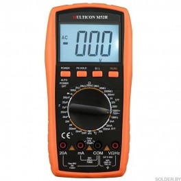 Мультиметр цифровой MULTICON M52H Мультиметр цифровой MULTICON M52H