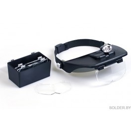 Лупа MG 81001-E (1.2x 1.8x 2.5x 3.5x) с головным креплением